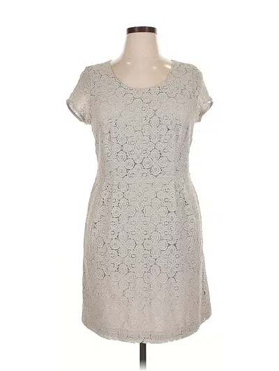 Pre-owned The Limited Casual Dress In Gray