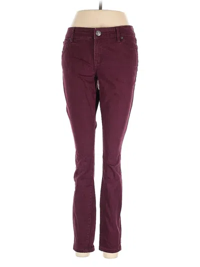 Pre-owned The Limited Casual Pants In Burgundy