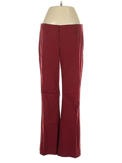 Pre-owned The Limited Casual Pants In Burgundy