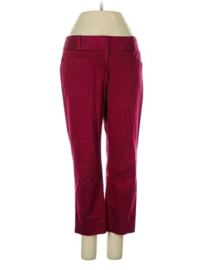 Pre-owned The Limited Casual Pants In Burgundy
