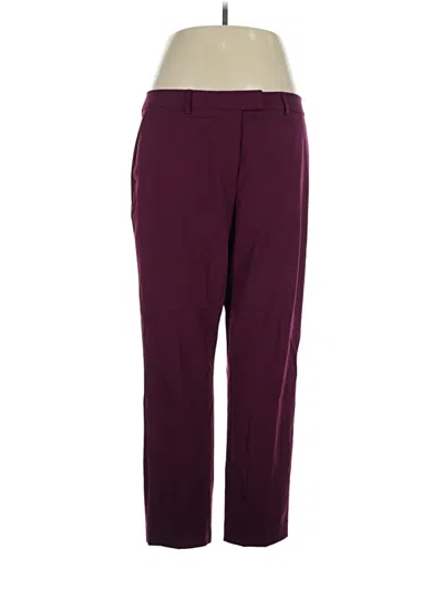 Pre-owned The Limited Casual Pants In Burgundy