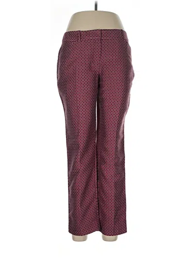 Pre-owned The Limited Casual Pants In Burgundy