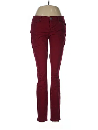 Pre-owned The Limited Casual Pants In Burgundy