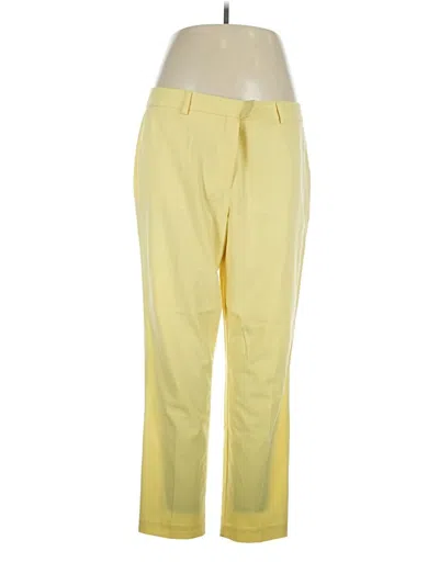 Pre-owned The Limited Casual Pants In Yellow