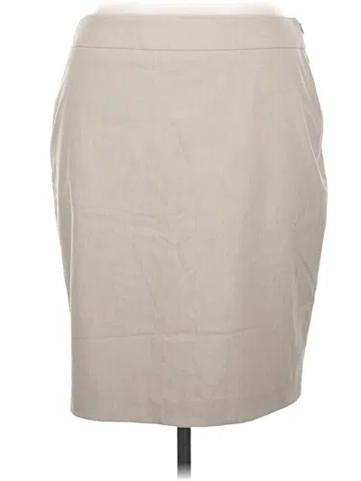 Pre-owned The Limited Casual Skirt In Tan