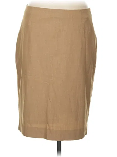 Pre-owned The Limited Casual Skirt In Tan
