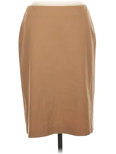 Pre-owned The Limited Casual Skirt In Tan