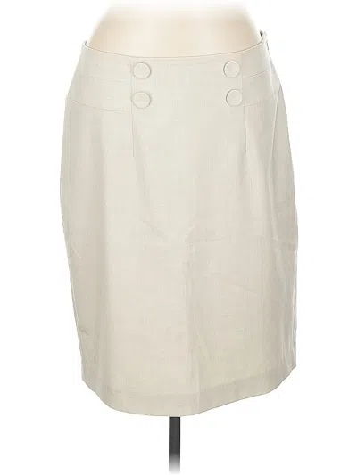 Pre-owned The Limited Casual Skirt In White