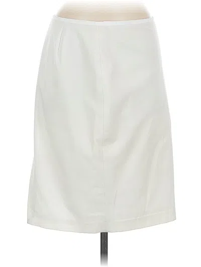 Pre-owned The Limited Casual Skirt In White