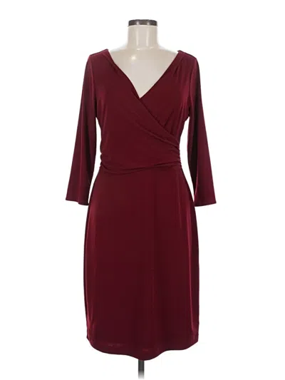 Pre-owned The Limited Cocktail Dress In Burgundy