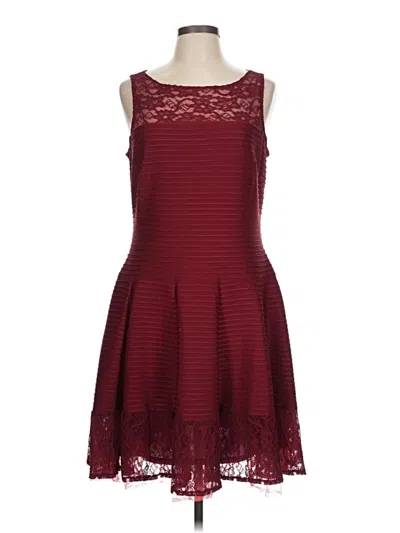 Pre-owned The Limited Cocktail Dress In Burgundy