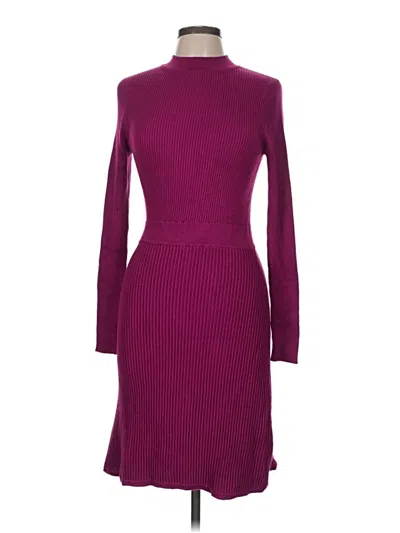 Pre-owned The Limited Cocktail Dress In Burgundy