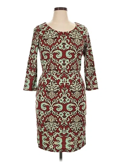 Pre-owned The Limited Cocktail Dress In Burgundy