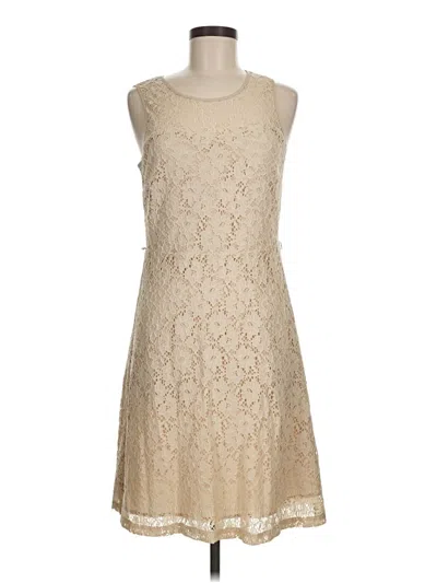 Pre-owned The Limited Cocktail Dress In Tan