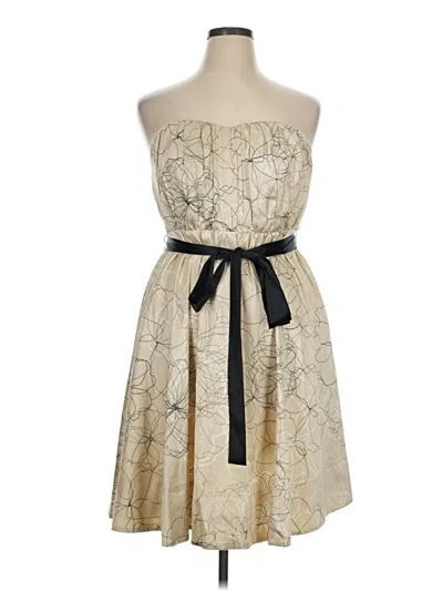 Pre-owned The Limited Cocktail Dress In Tan