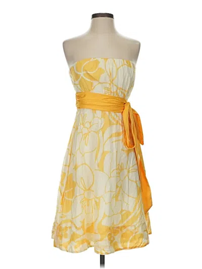 Pre-owned The Limited Cocktail Dress In Yellow