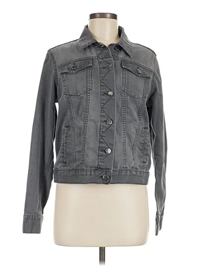 Pre-owned The Limited Denim Jacket In Gray