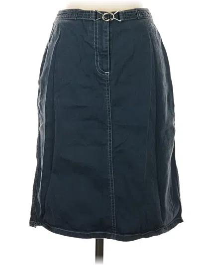 Pre-owned The Limited Denim Skirt In Blue