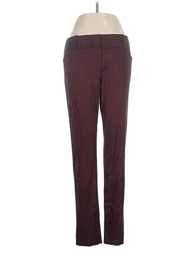 Pre-owned The Limited Dress Pants In Burgundy