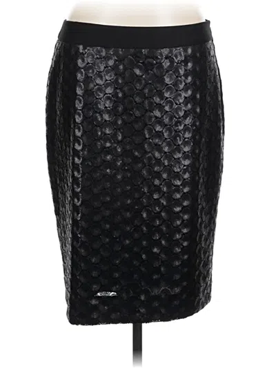 The Limited Faux Leather Skirt In Black