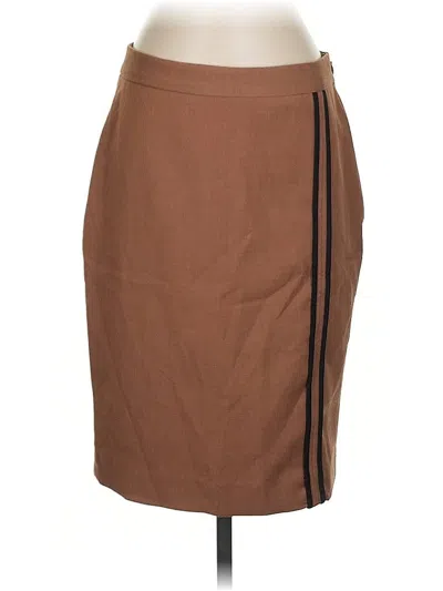 Pre-owned The Limited Formal Skirt In Brown