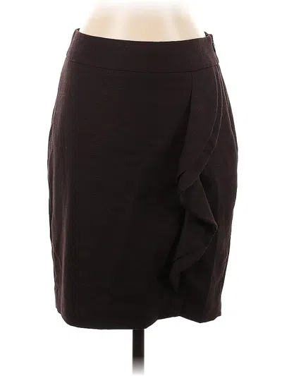 Pre-owned The Limited Formal Skirt In Brown