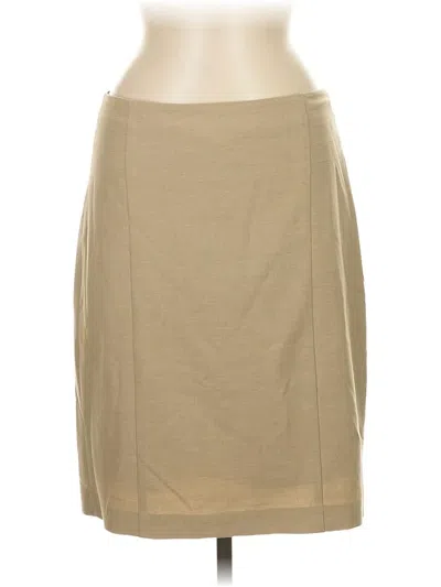 Pre-owned The Limited Formal Skirt In Brown
