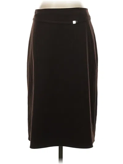 Pre-owned The Limited Formal Skirt In Brown