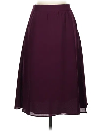 Pre-owned The Limited Formal Skirt In Burgundy