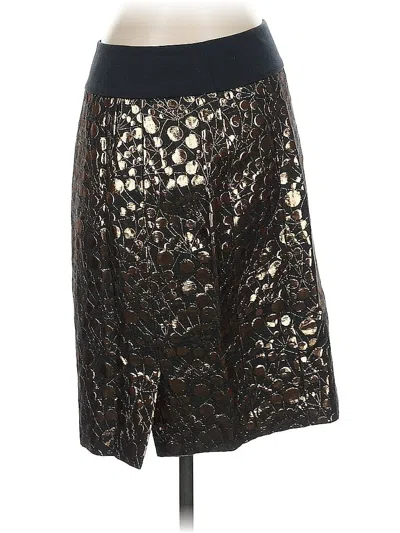 Pre-owned The Limited Formal Skirt In Gold