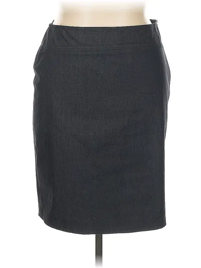 Pre-owned The Limited Formal Skirt In Gray