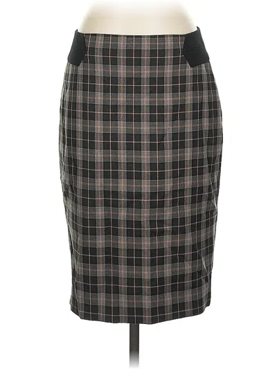 Pre-owned The Limited Formal Skirt In Gray