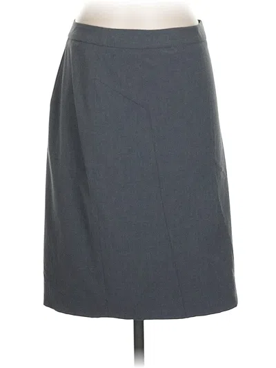 Pre-owned The Limited Formal Skirt In Gray