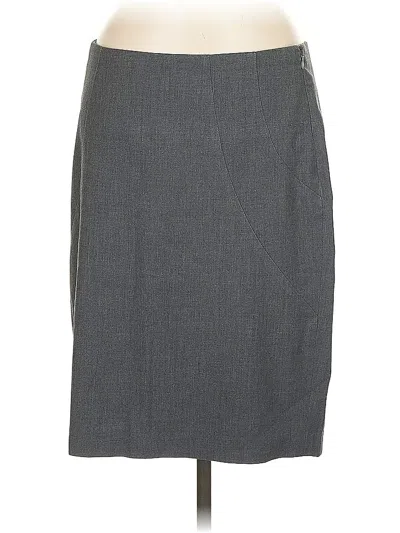Pre-owned The Limited Formal Skirt In Gray