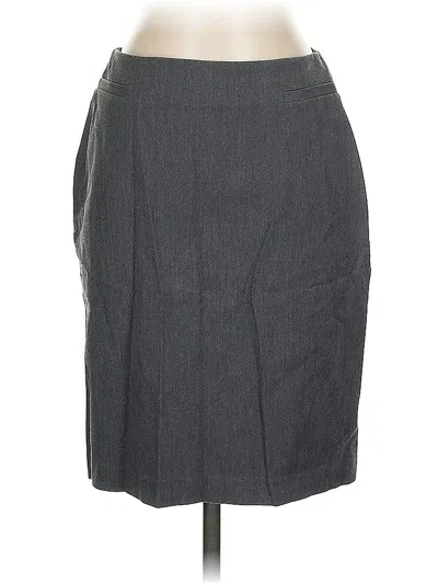 Pre-owned The Limited Formal Skirt In Gray