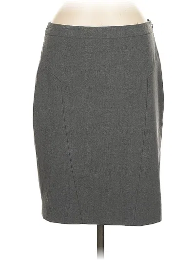 Pre-owned The Limited Formal Skirt In Gray