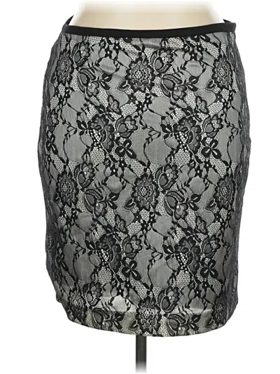 Pre-owned The Limited Formal Skirt In Gray