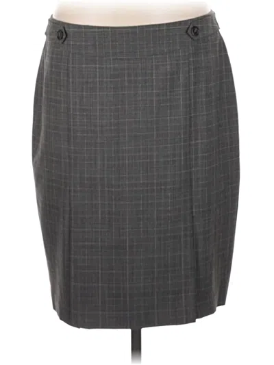 Pre-owned The Limited Formal Skirt In Gray