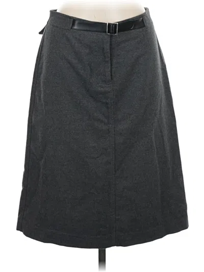 Pre-owned The Limited Formal Skirt In Gray