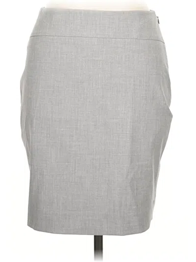 Pre-owned The Limited Formal Skirt In Gray