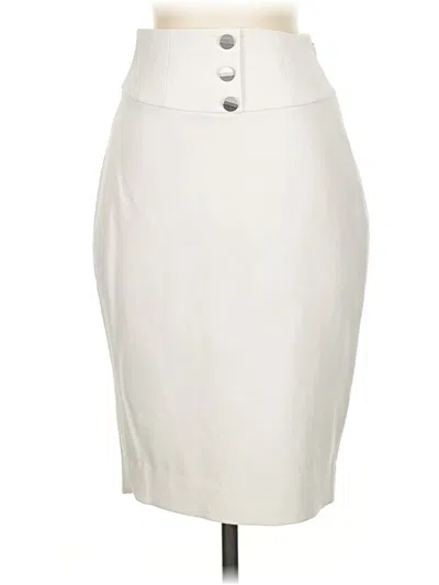 Pre-owned The Limited Formal Skirt In Ivory