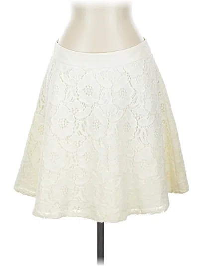 Pre-owned The Limited Formal Skirt In White