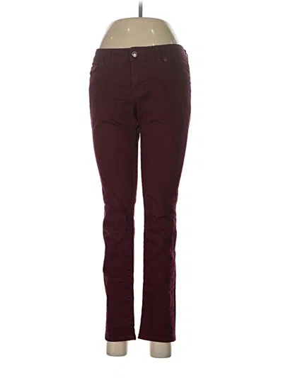 Pre-owned The Limited Jeans In Burgundy