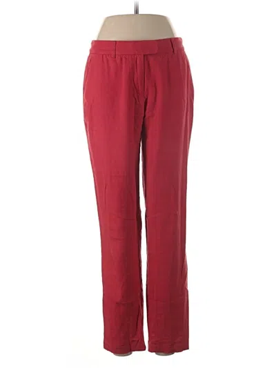 Pre-owned The Limited Linen Pants In Red