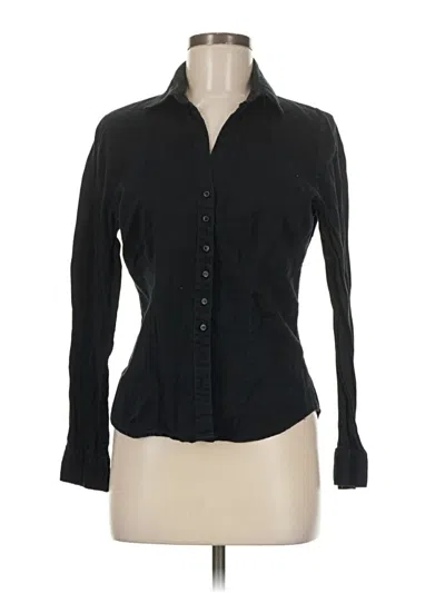 Pre-owned The Limited Long Sleeve Blouse In Black