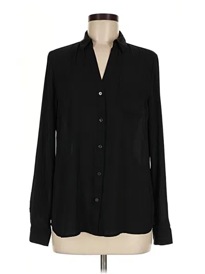 Pre-owned The Limited Long Sleeve Blouse In Black
