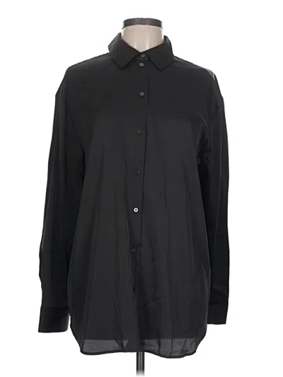 Pre-owned The Limited Long Sleeve Blouse In Black