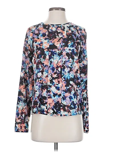 Pre-owned The Limited Long Sleeve Blouse In Blue