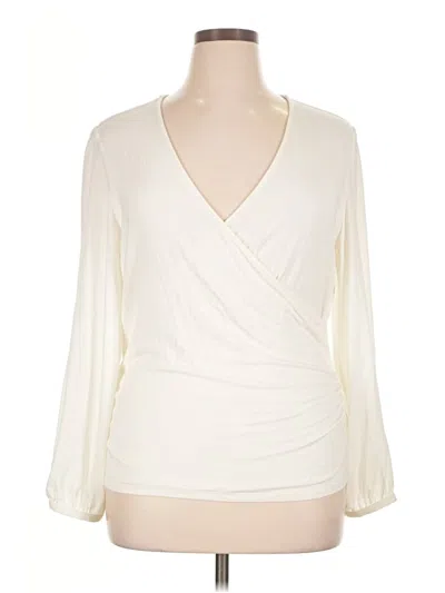 The Limited Long Sleeve Blouse In Ivory