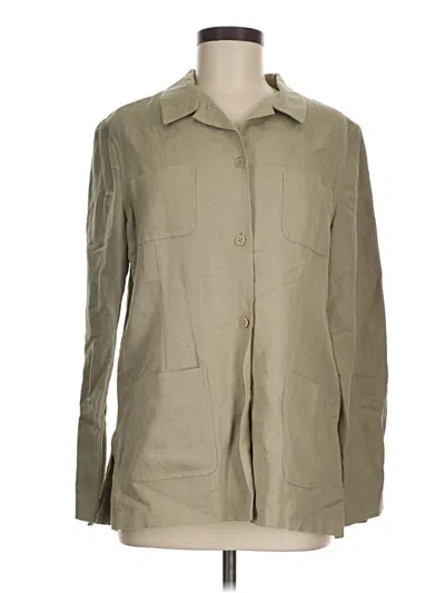 Pre-owned The Limited Long Sleeve Button Down Shirt In Tan